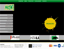 Tablet Screenshot of menj.com.br